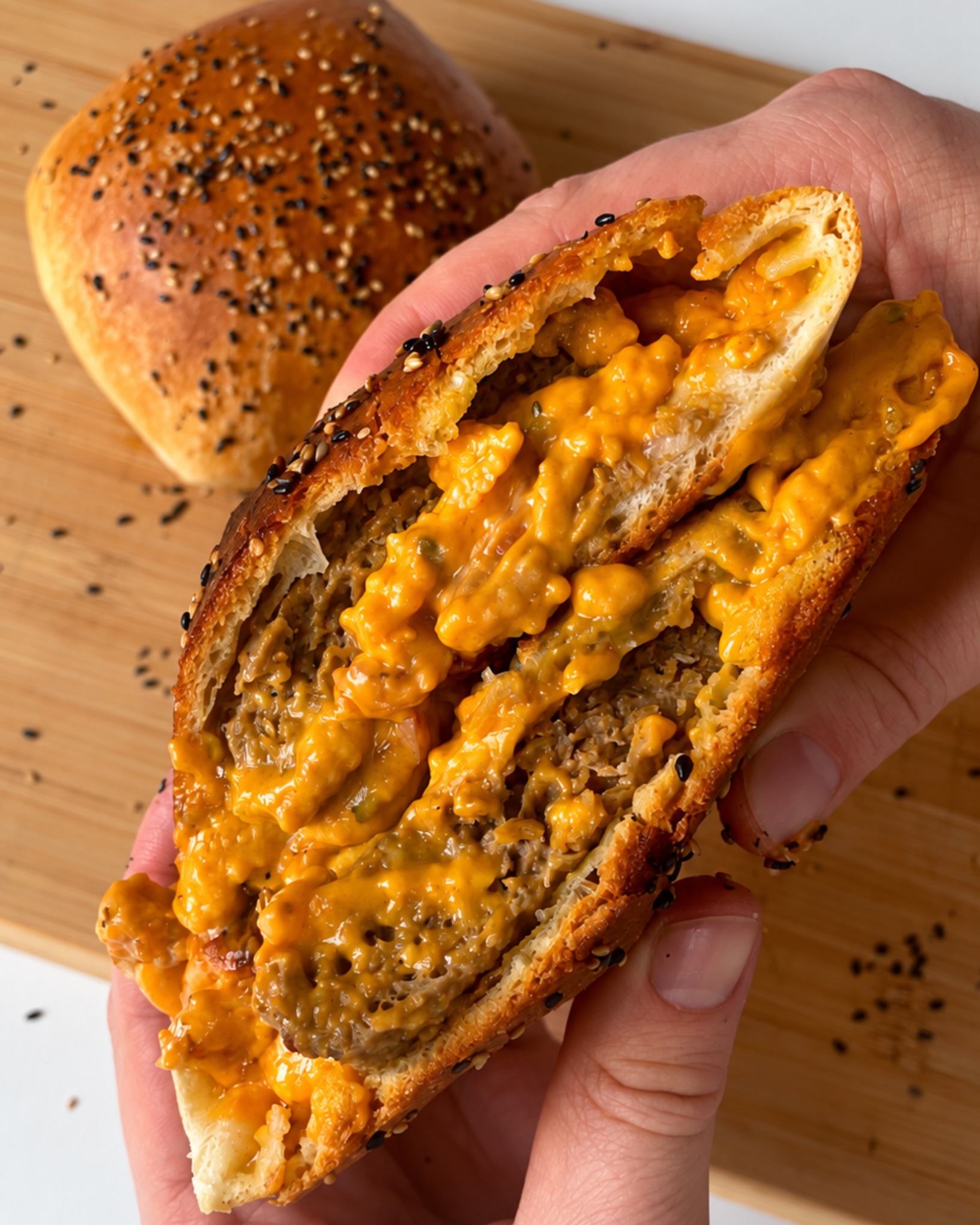 Vegane Stuffed Burger Buns