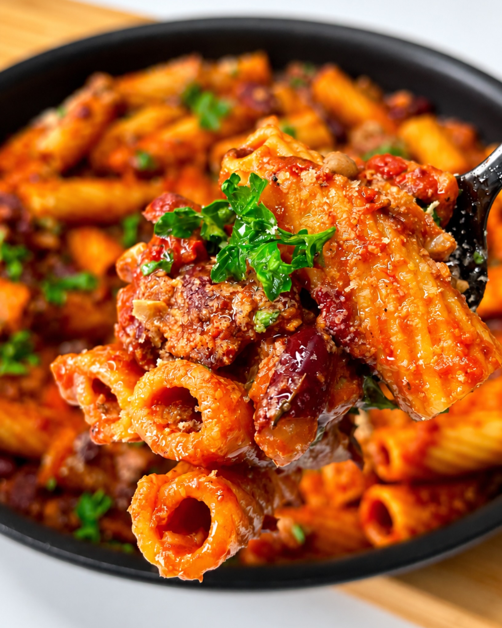 Kidneybohnen-Walnuss-Bolognese