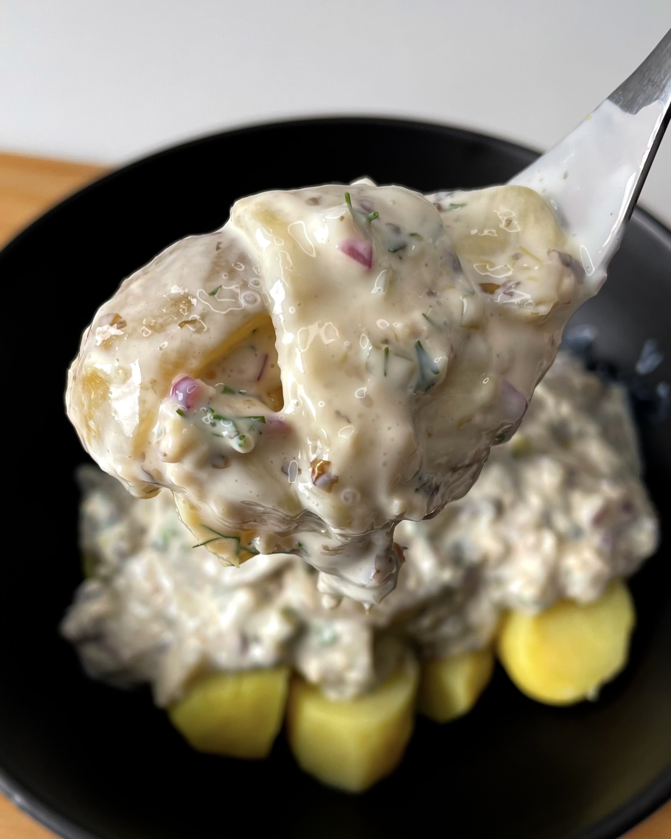 Marinierter „Hering“ aus Aubergine